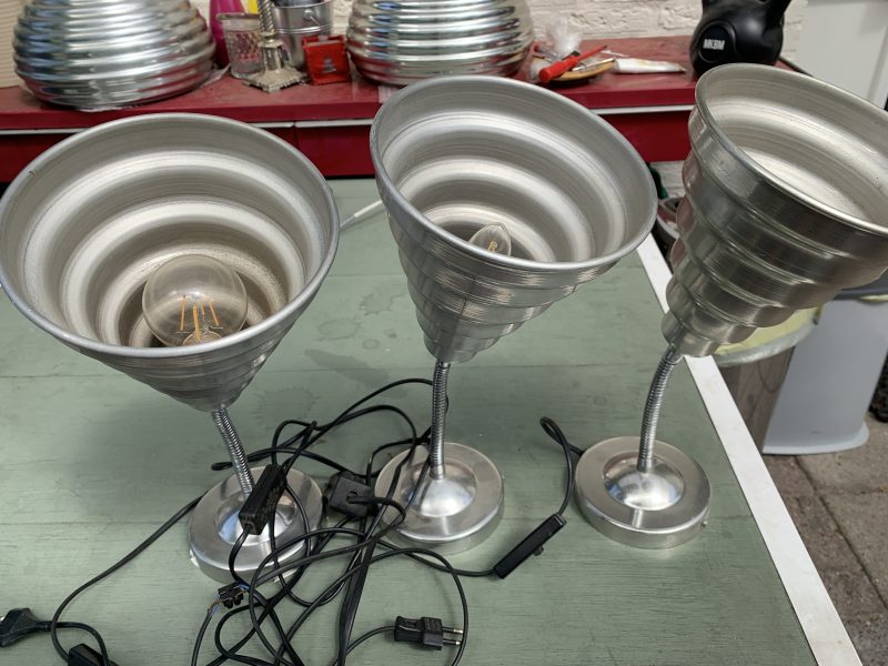 Vintage IKEA Kantat Design Lamps Jan Wickelgren (1980s)